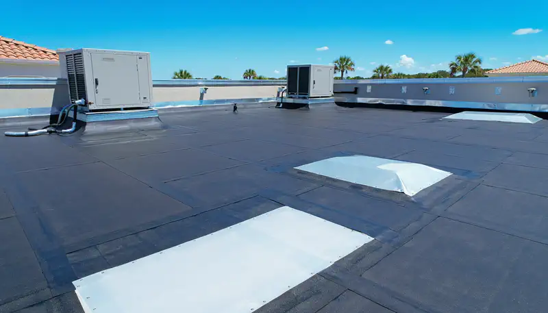 Modified bitumen roofing system in Sarasota, FL